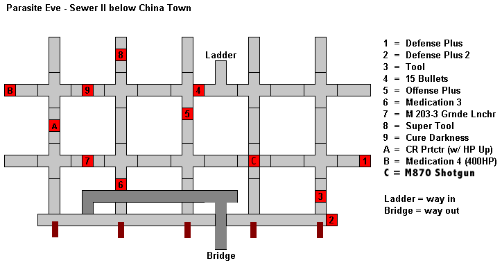Map of the Sewers
